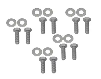 Kentrol Jeep JK Body Door Hinge Set 4 Pieces 2 Door 07-18 Wrangler JK Bare Grey Kentrol