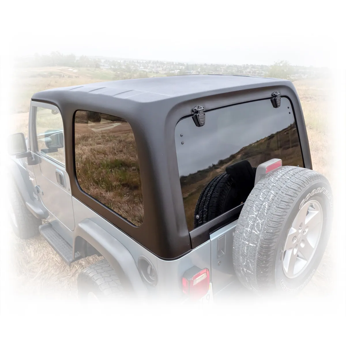 Turn Offroad Squareback Hardtop, Textured Black - 1 Piece - TJ product image