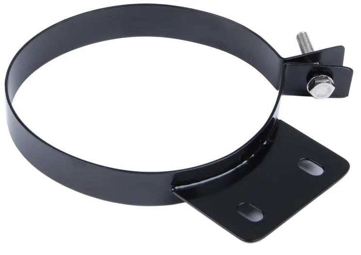 Diesel Stack Exhaust Clamp 6 in Black Finish 304 Stainless Steel Pypes Exhaust product image