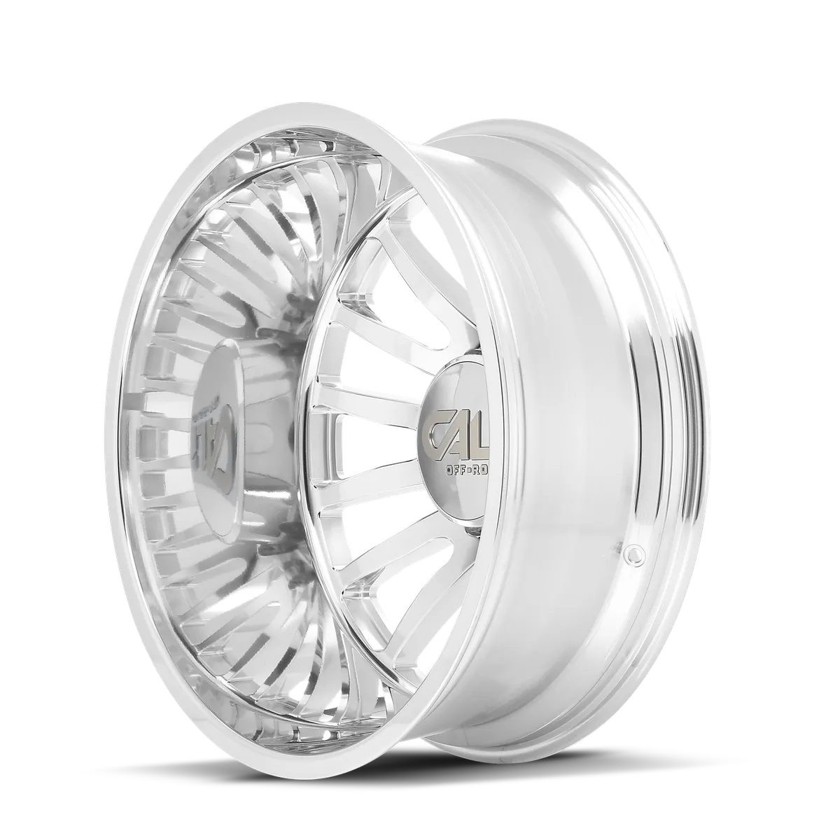 Dually Wheels Summit Dually 9110D PO 20x8.25 Milled Spokes Polished 8 On 200 Bolt Pattern -232 Offset Cali Offroad Wheels product image