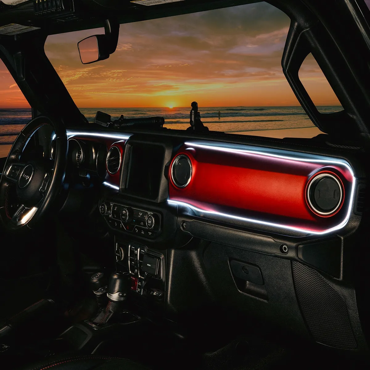 ORACLE Lighting 2018-2023 Jeep Wrangler JL/Gladiator JT Dynamic ColorSHIFT LED Interior Dash Board Kit product image