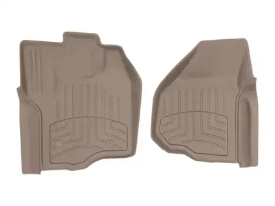 Weathertech 2013 - 2016 Ford F-250 F-350 F-450 F-550 Tan Front FloorLiner HP