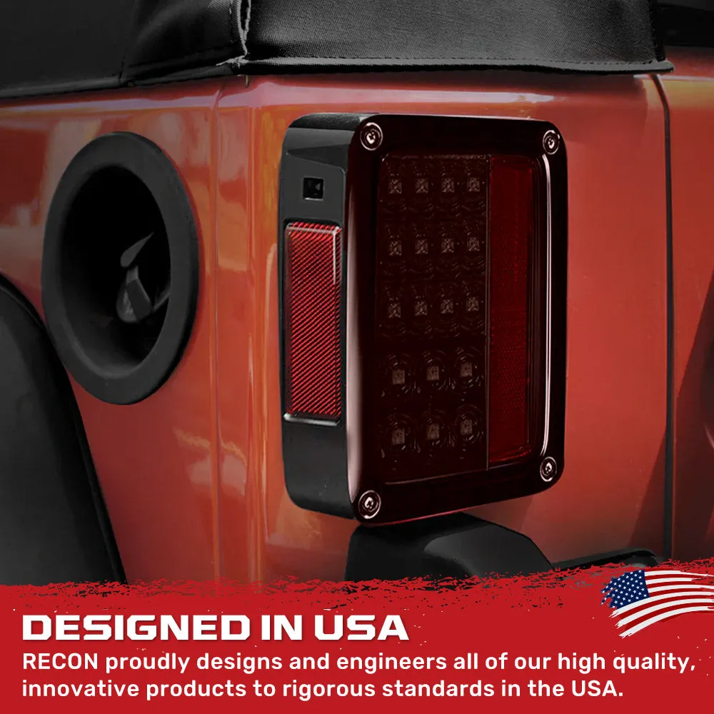 0718 JK Wrangler LED Taillightsred Lens Driver/Passenger product image