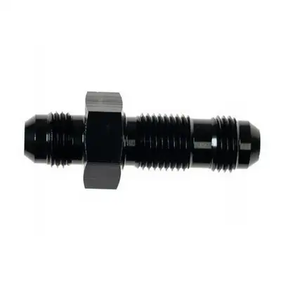 Redhorse Performance 12AN Bulkhead Adapter Straight Male Male Black