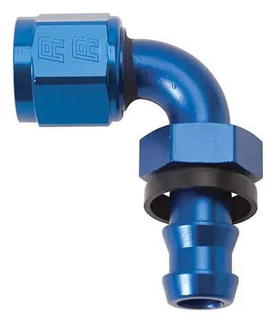 Edelbrock #8 90 Deg Twist-Lok Hose End