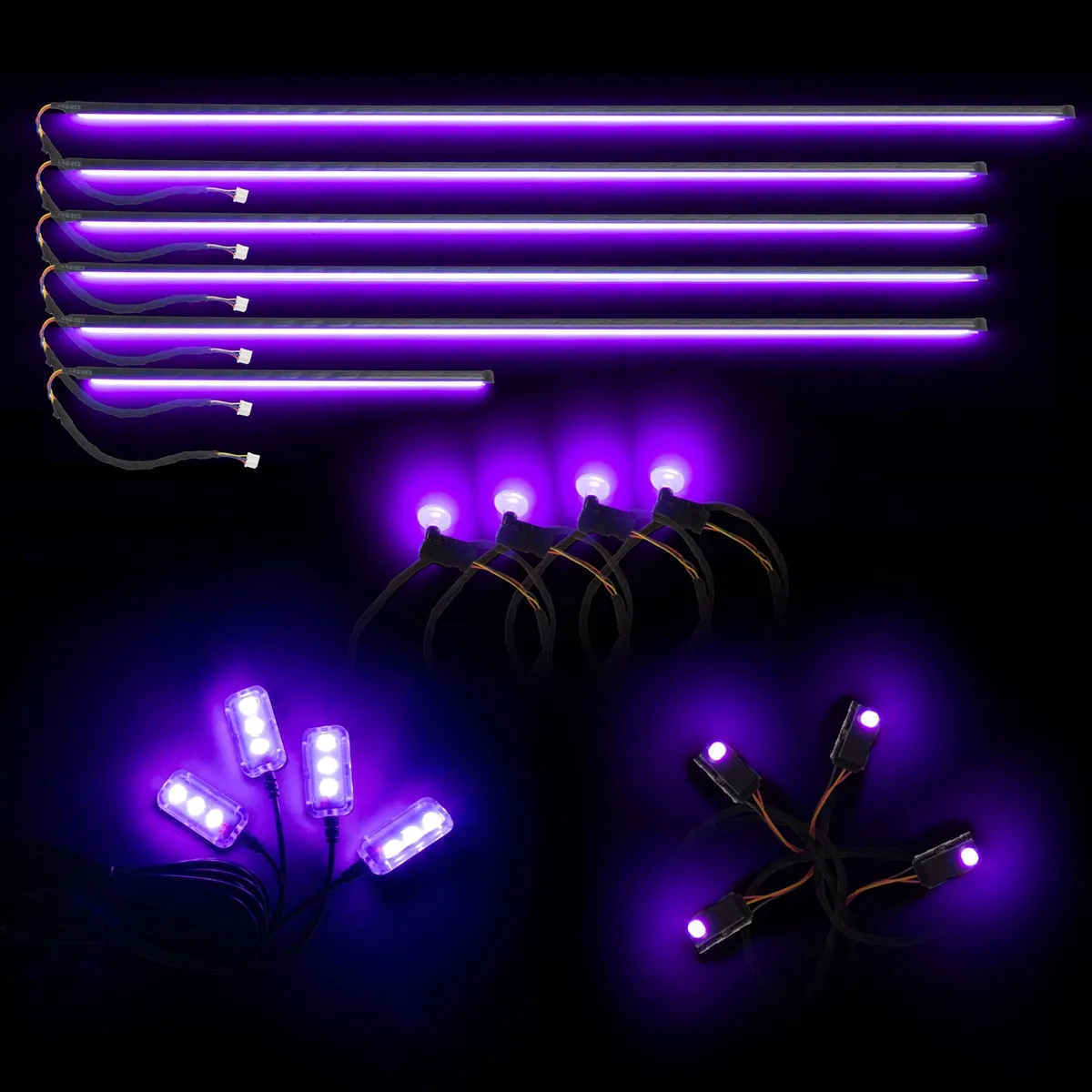 Oracle Lighting Dynamic ColorSHIFT 18 Piece Universal Full LED Interior Dash Board Kit 4240-332 product image