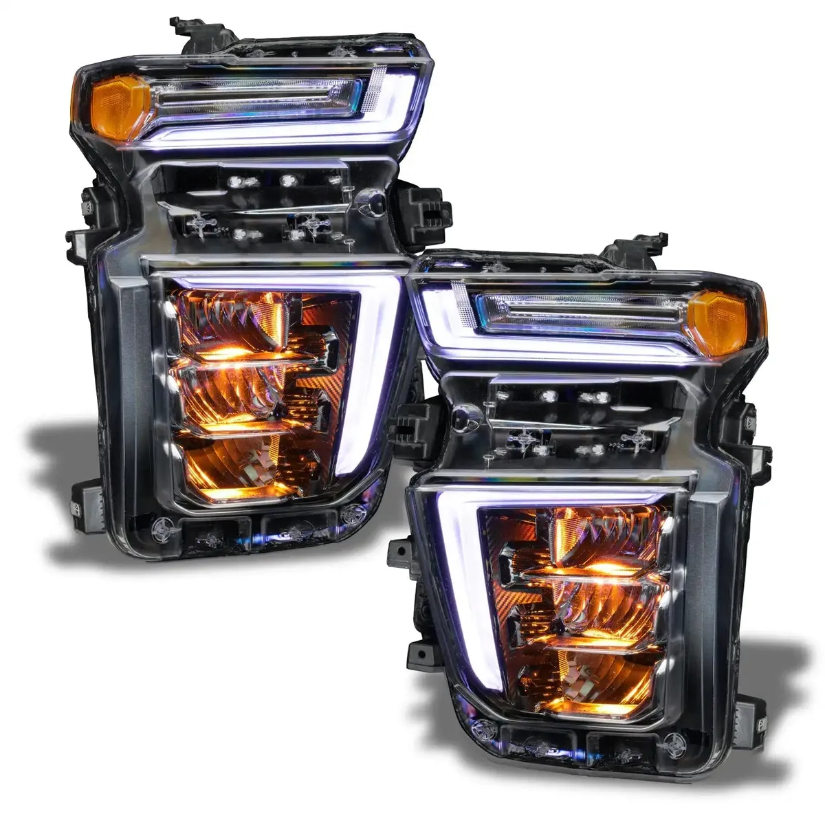 ORACLE Lighting 2020-2021 Chevrolet Silverado HD 2500 3500 ColorSHIFT RGB Headlight Demon Eye Kit product image