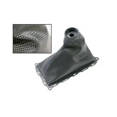 Drake Muscle Drake Muscle Cars 10-14 Shift Boot-Carbon Fiber