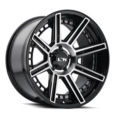 Ion Alloy Ion 149 Gloss Black Machined 20x10 8-165.1 -24mm 125.2mm 149-2181b