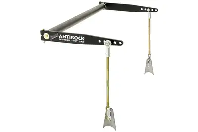 Rock Jock Antirock Sway Bar Kit Universal 36 Inch x 0.850 Inch Bar 18 Inch Steel Arms RockJock 4x4