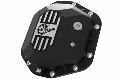 aFe Power 9718 Wrangler Pro Series Dana 44 Rear Differential Cover Blk W/ Machined Fins