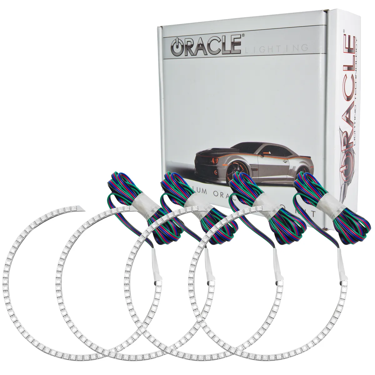 ORACLE Lighting 2008-2014 Dodge Challenger LED Headlight Halo Kit - Standard Mount product image