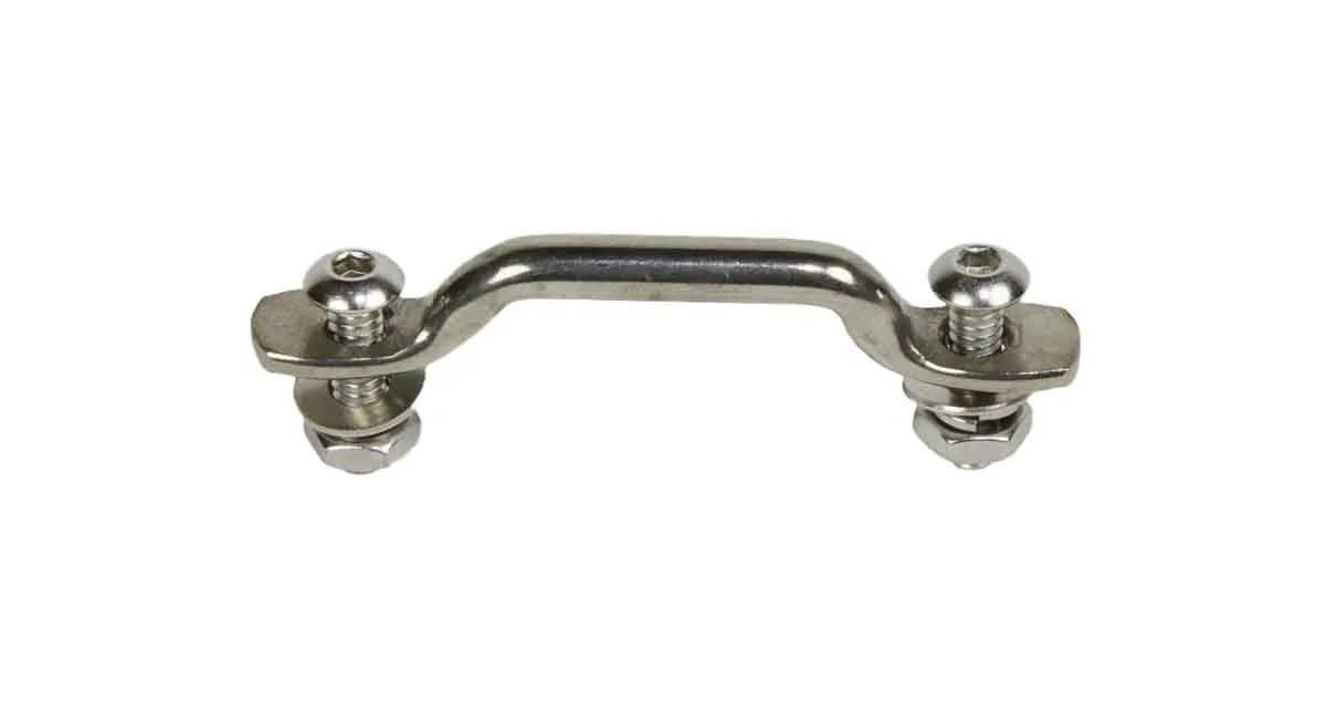 Jeep CJ/YJ Door Strap Kit For 76-95 Jeep CJ/YJ Polished Stainless Steel Kentrol product image