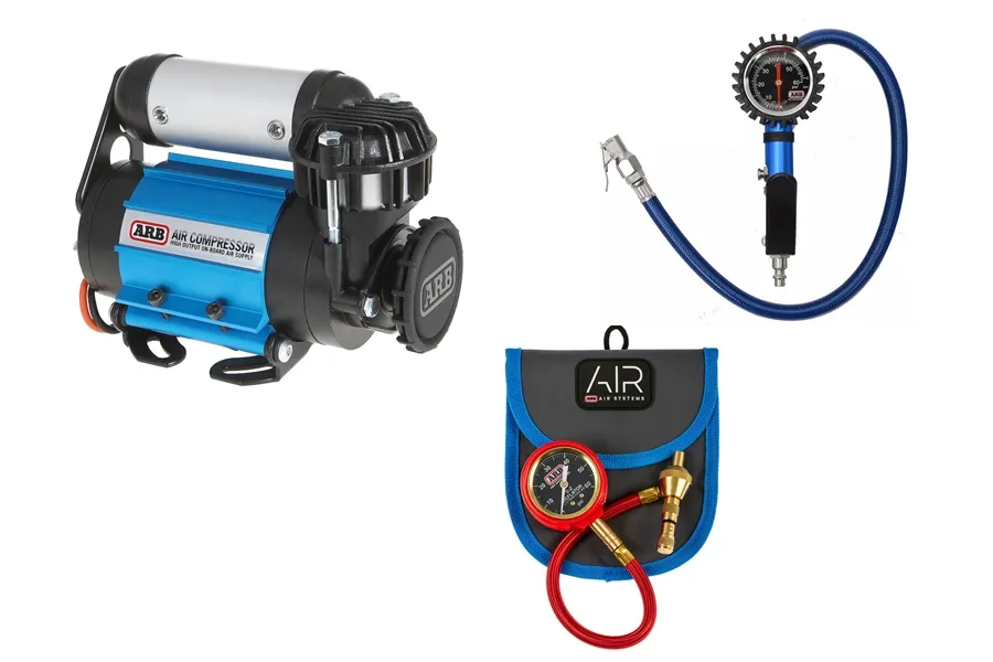 ARB ARB Single Compressor w/ Analog Inflator and Deflator Gauges Package