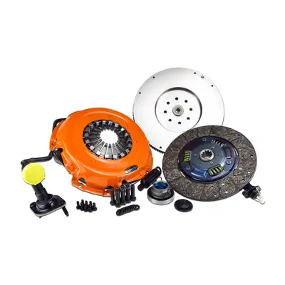 Centerforce Centerforce ? II, Performance Clutch Pressure Plate, Performance Disc, Performance and Flywheel Set, 152 Tooth Gear, 0 in/oz Internally Balanced, 8 Bolt Crank, 800 ft/lbs Capacity, 13in Dia., 10-Spline, Fits Dodge/Ram Cars and Trucks 5.9L/6.7L