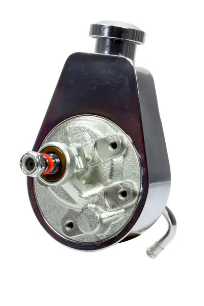 Racing Power Company Saginaw Power Steering Pump Chrome