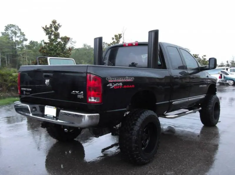 Exhaust Stack Pipe 5 in ID x 8 in OD x 36 in L 8 in Tip Clamp On Hardware Not Incl Black Finish 304 Stainless Steel Pypes Exhaust product image