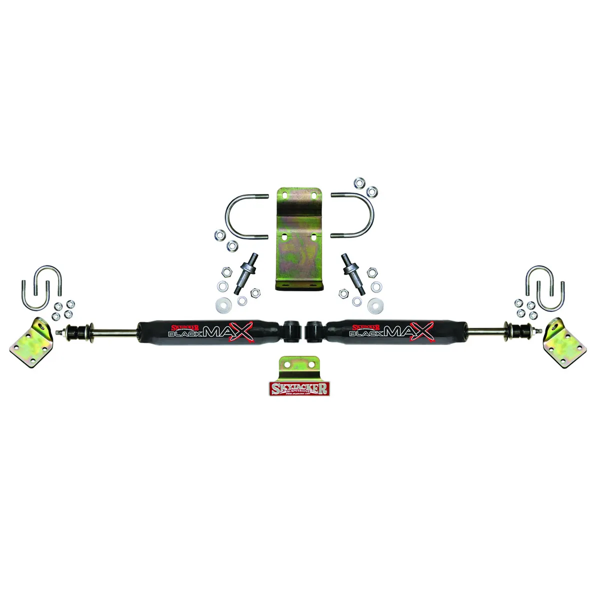 Steering Stabilizer Dual Kit Black Dual Kit Incl. Steering Dampers Mounting Brackets Hardware Boots Sold Separately Skyjacker product image