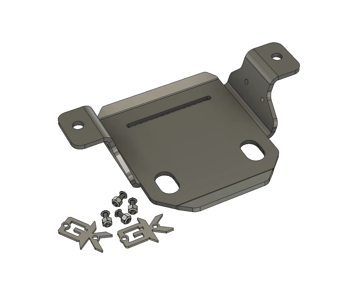 Jeep JT Tow Hitch Skid Plate for 2020+ Gladiator product image