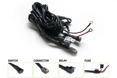 DV8 Offroad DV8 Offroad 60 AMP Wire Harness w/ Switch & DTP Connector