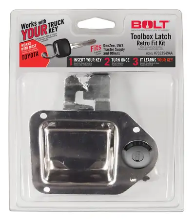 BOLT (Clamshell)toyota Vehicles Toolbox Latch Retro Fit Kit