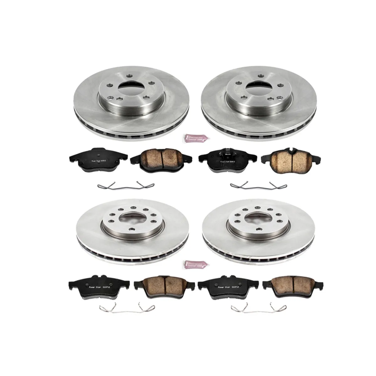 Z17 Direct Replacement Kit: Rotors; Ceramic Pads W/Hardware product image