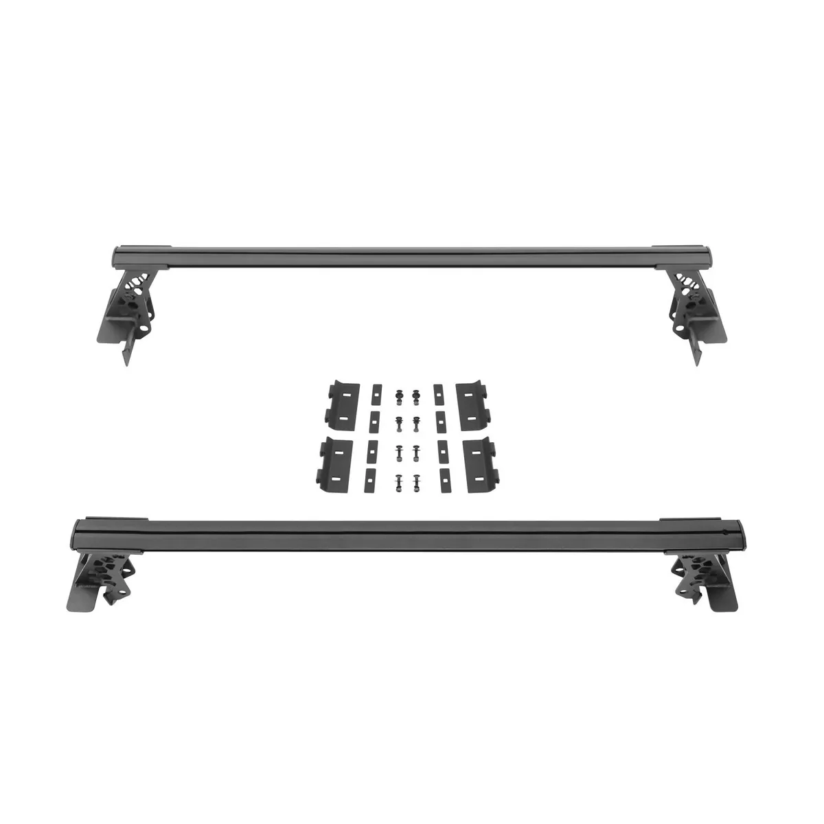 Go Rhino 5935001T - XRS Cross Bars - Truck Bed Rail Kit for Full-Sized Trucks without Tonneau Covers - Textured Black product image