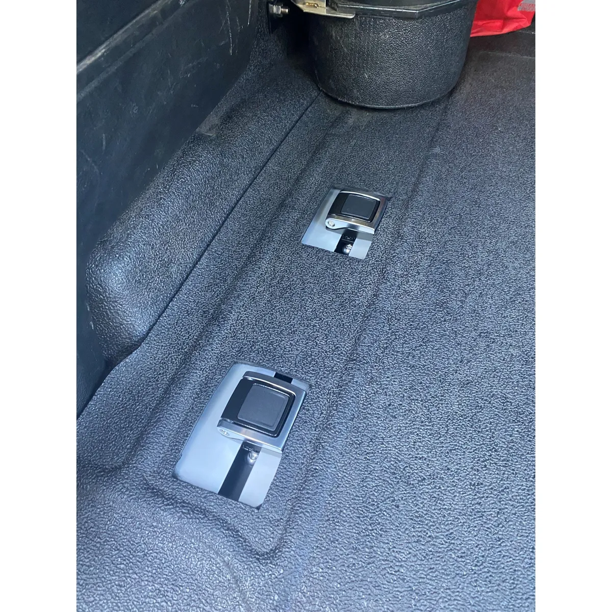 18-Current Jlu 4DR Rear Cargo Mat With Subwoofer Mesa Smoke product image