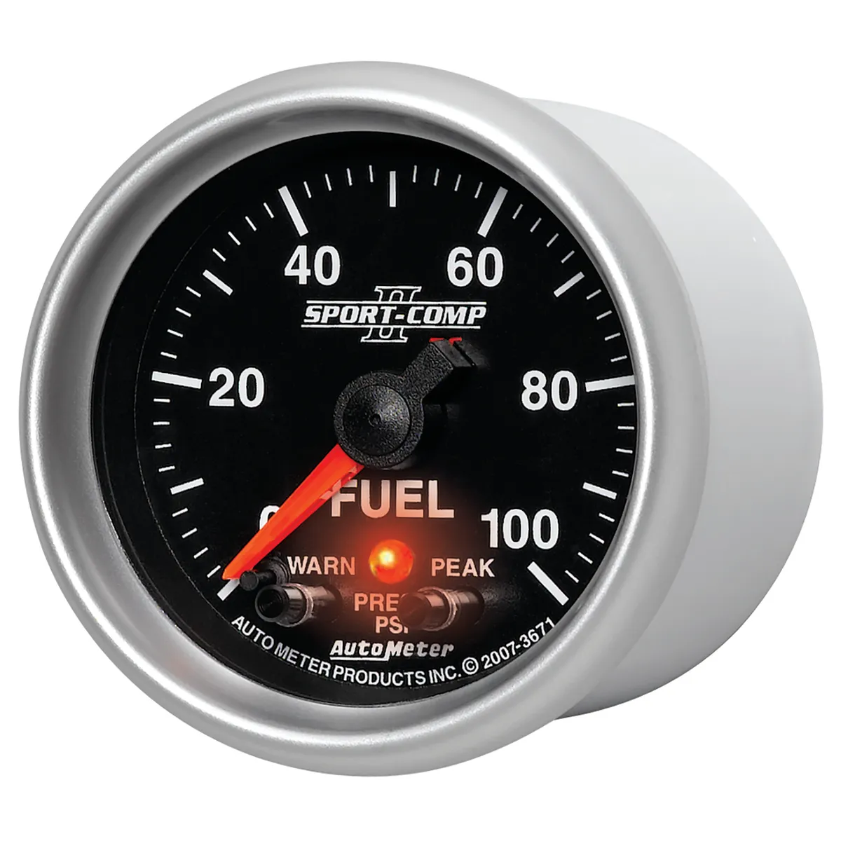 Gauge, Fuel Press, 2 1/16", 100psi, Digital Stepper Motor w/Peak & Warn, Sport-Comp II product image