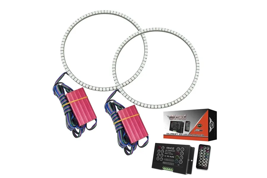 ORACLE Lighting 2020-2025 Jeep Gladiator JT LED Headlight Surface Mount Halo Kit product image