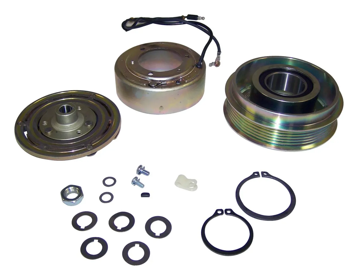 Compressor Clutch 1987-1990 YJ Wrangler w/ 2.5L Engine w/ Wide Cylinder Head; 1987-1990 XJ Cherokee w/ 2.5L Engine w/ Wide Cylinder Head; 1987-1990 MJ Comanche w/ 2.5L Engine w/ Wide Cylinder Head; 1987-1990 XJ Cherokee w/ 4.0L Engine; 1987-1990 MJ Co product image