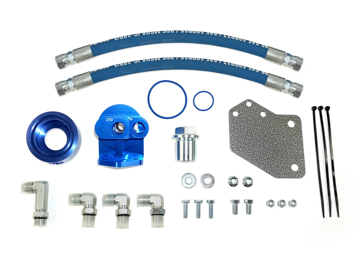 HP10363 Remote Oil Filter for 2019+ Dodge RAM 1500 HEMI w/ M22 X 1.5 mm Filter Thread product image