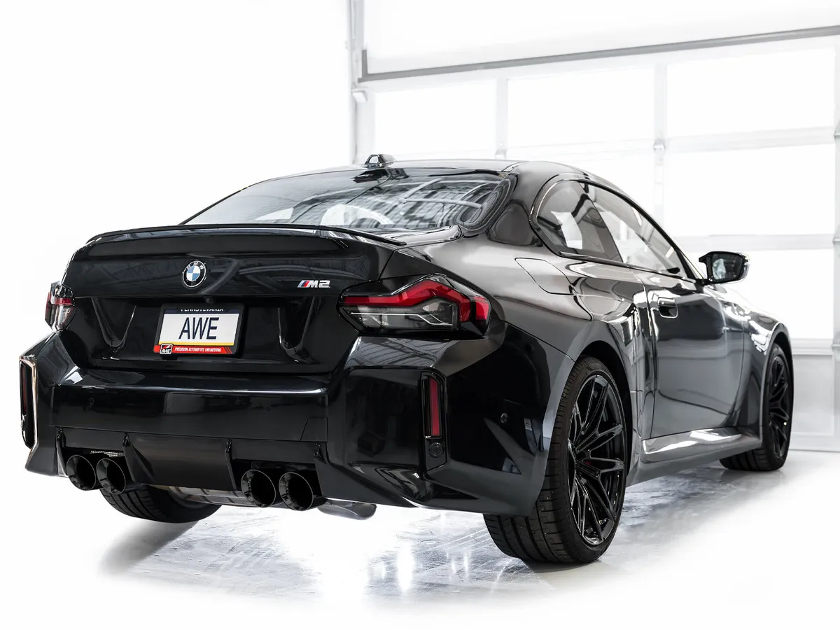 AWE SwitchPath™ Exhaust for BMW G87 M2 - Chrome Silver Tips product image