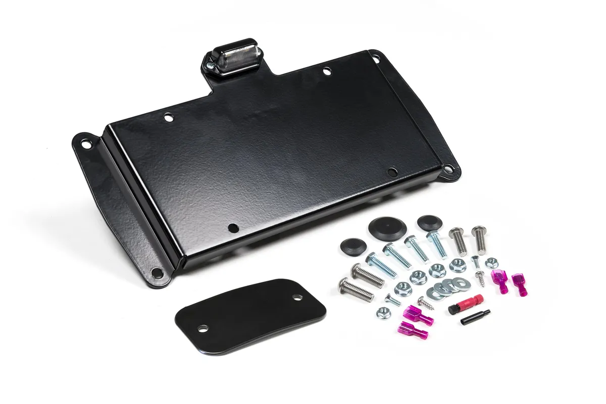 License Plate Relocation Kit w/Light Wrangler JK JKS Manufacturing product image