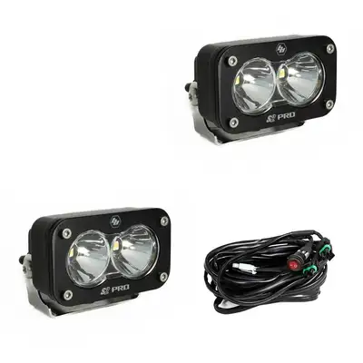 Baja Designs Baja Designs 487801 S2 Pro Black LED Auxiliary Light Pod Pair
