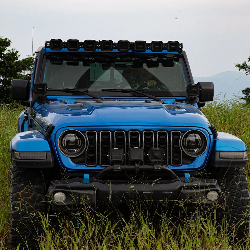 5 Inch LED Pod Lights White + Amber Dual-Mode for Jeep Wrangler JL/ Gladiator JT product image