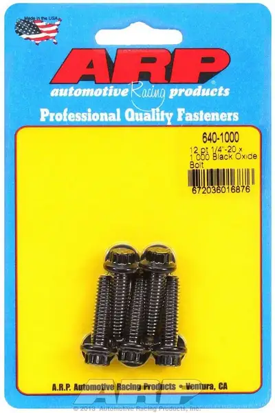 ARP Auto Racing 1/420 x 1.000 12pt Black Oxide Bolts