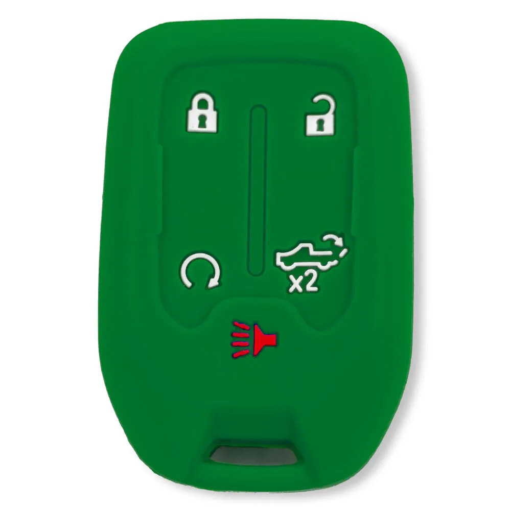 GMC & Chevy 19-21 Sierra & Silverado 1-Piece 100% Silicone Rubber Key Fob Cover - Multiple Colors product image