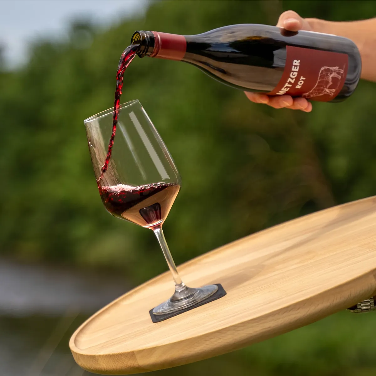 Magnetic crystal glasses WINE BORDEAUX product image