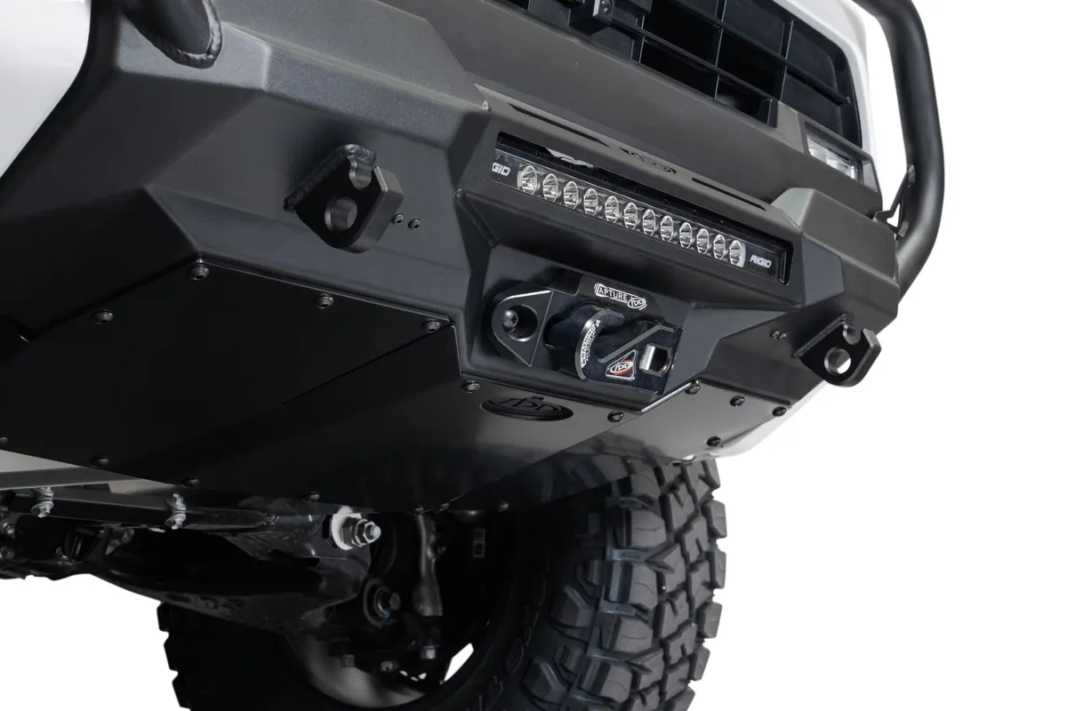 Addictive Desert Designs 2025 Toyota 4Runner Stealth Center Mount Front Bumper with Top Hoop F710353070103 product image