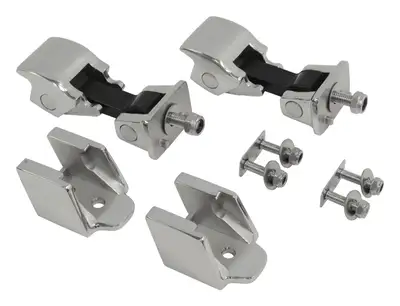 Crown Automotive Jeep Replacement RT Off-Road - Stainless Stainless Hood Catch Kit