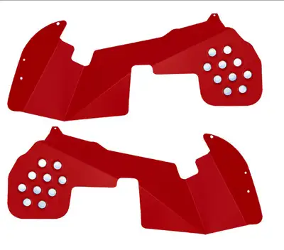 Steinjager Fenders 2018 to Present Inner Front Only Red Baron