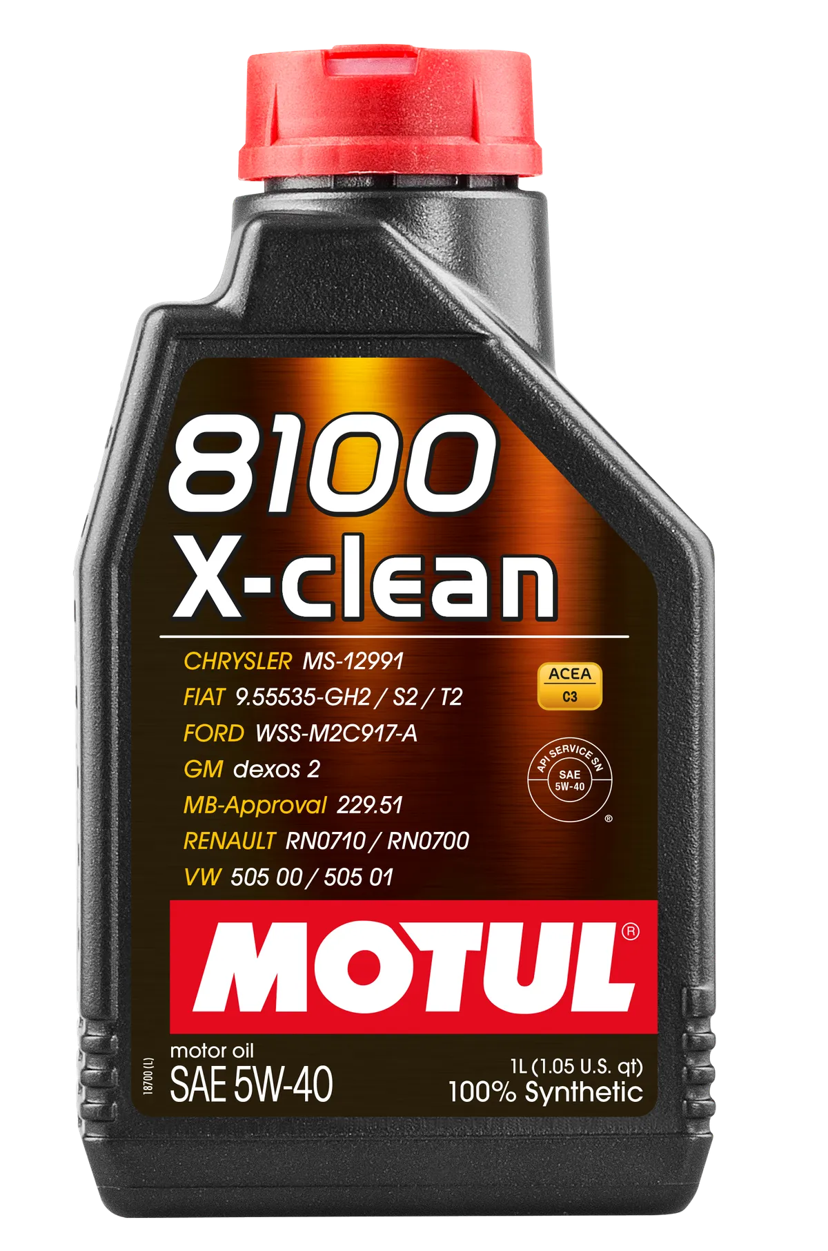 Motul Motor Oil SAE 5W/40 100% Synthetic - 1L product image