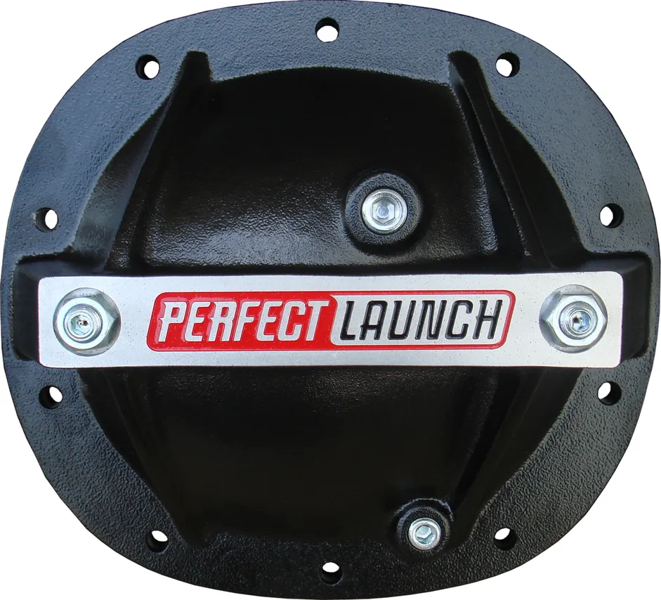 Differential Cover Perfect Launch Model Fits GM 7.5 Aluminum Black Proform product image