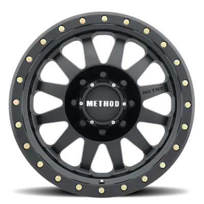 Method Race Wheels Aluminum Wheels 17x8.5 Double Standard MR304 Bolt Pattern 8 On 170 Offset 0 Lip Size 3.07 Matte Black MB Method