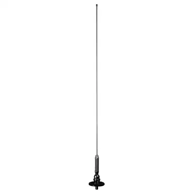 Metra Electronics ANTENNAWorks; Universal Antenna; Side Mount; Front;For Univers Four Hole Applicat.;31 in./79cm 1-Section Stanless Stel Mast w/Sprng;96 in./244cm Detchable Cable; Stainless Steel;