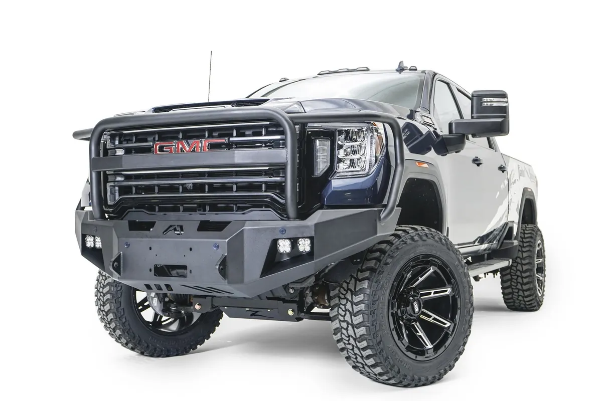 2023 Sierra 2500/3500 HD Premium Front Bumper w/ Full Grill Guard product image