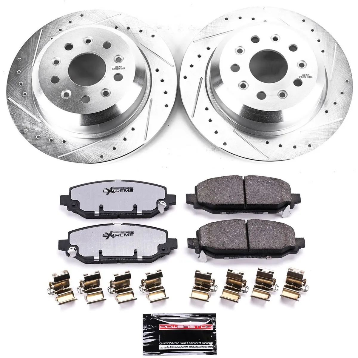 Z36 Truck/Tow Upgrade Kit: Drilled/Slotted Rotors; Carbon-Fiber Ceramic Pads W/Hardware product image
