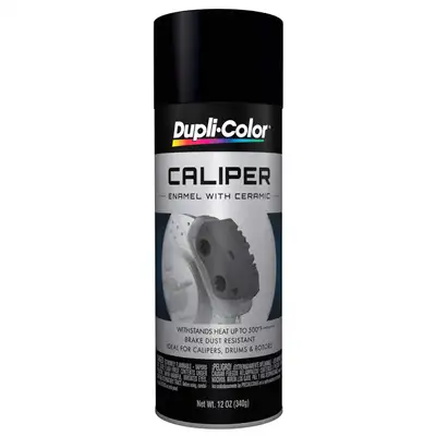 Dupli-Color Caliper Aerosol Paint; Matte Black; 12 Oz. Aerosol