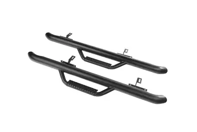 Rugged Ridge Spartan Nerf Bar Textured Black; 18c Wrangler JL 2 Door